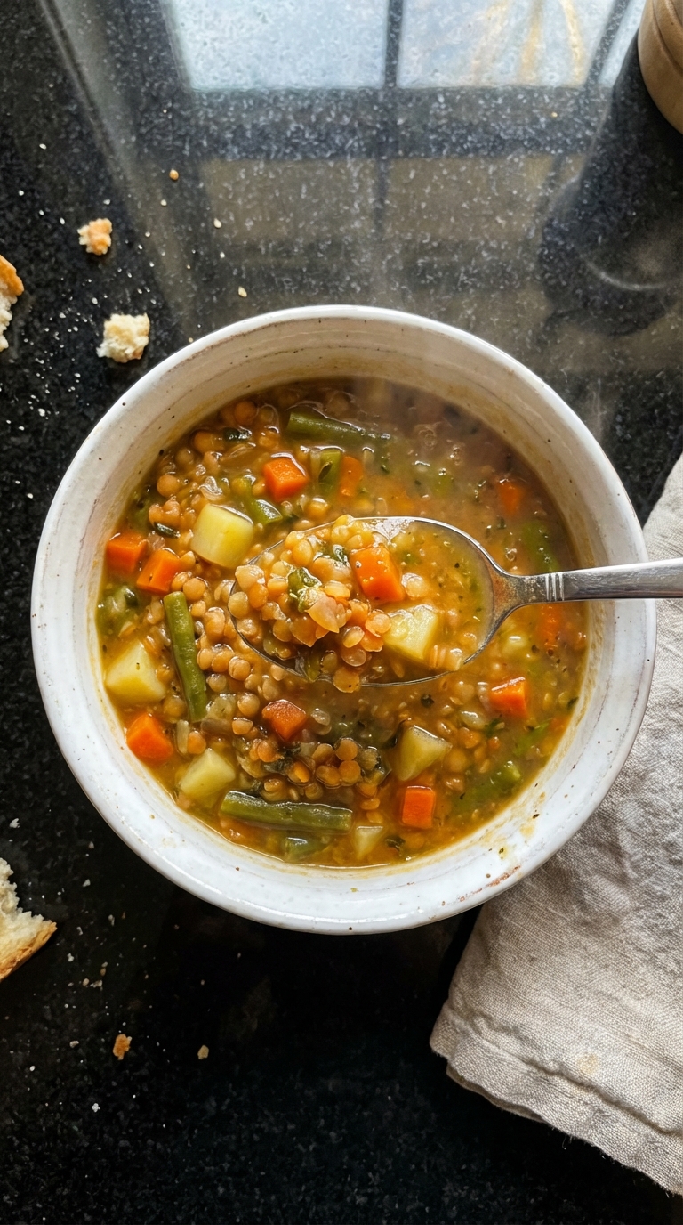 Lentil and Veggie Spring Soup