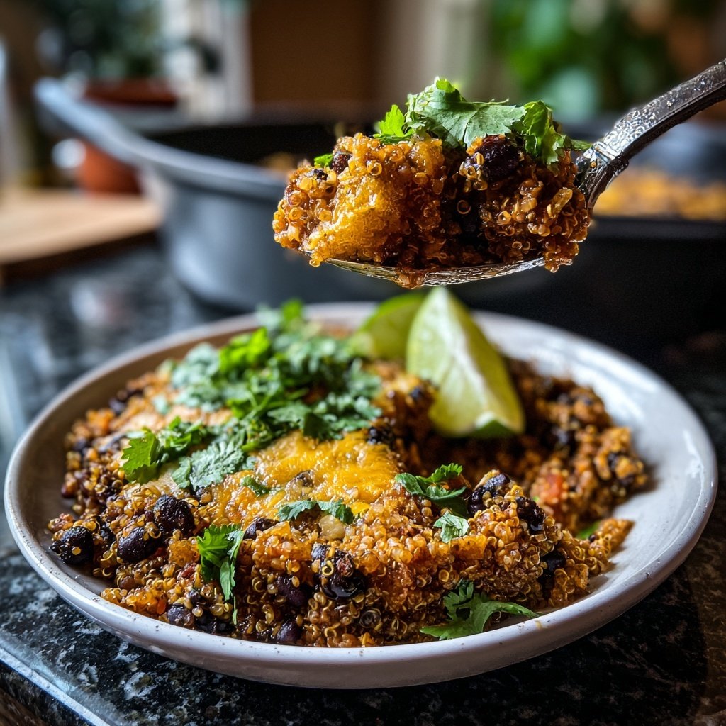 Savory Quinoa and Black Beans