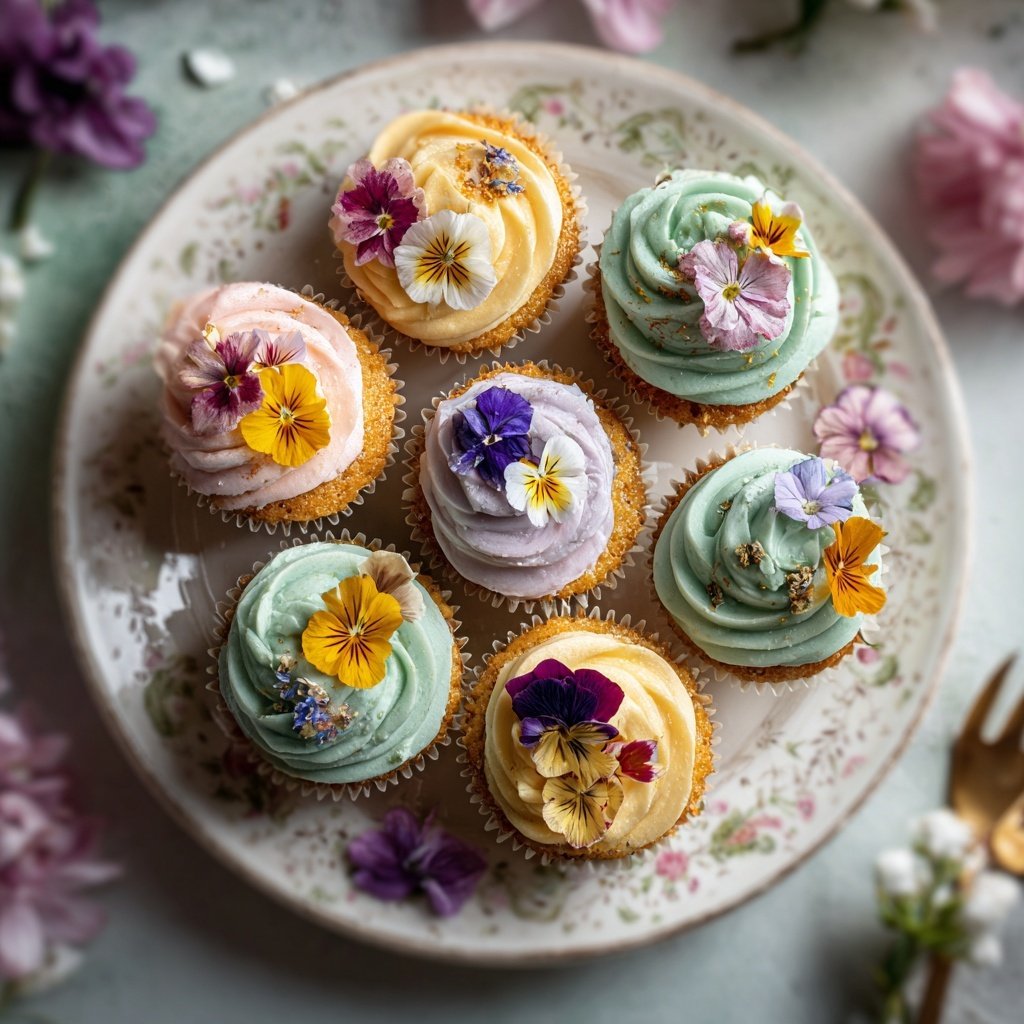 Gourmet Flower Cupcake Series