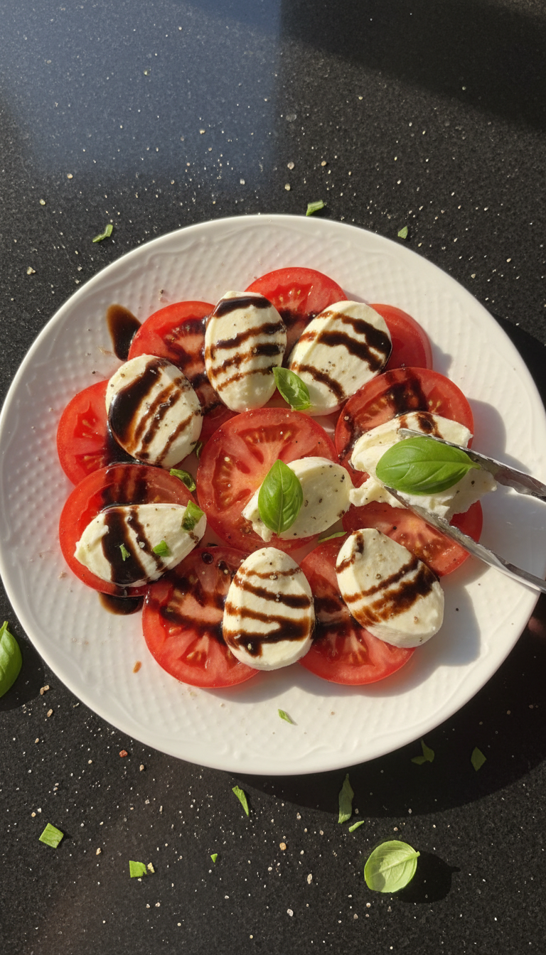 Caprese Salad with Balsamic Drizzle