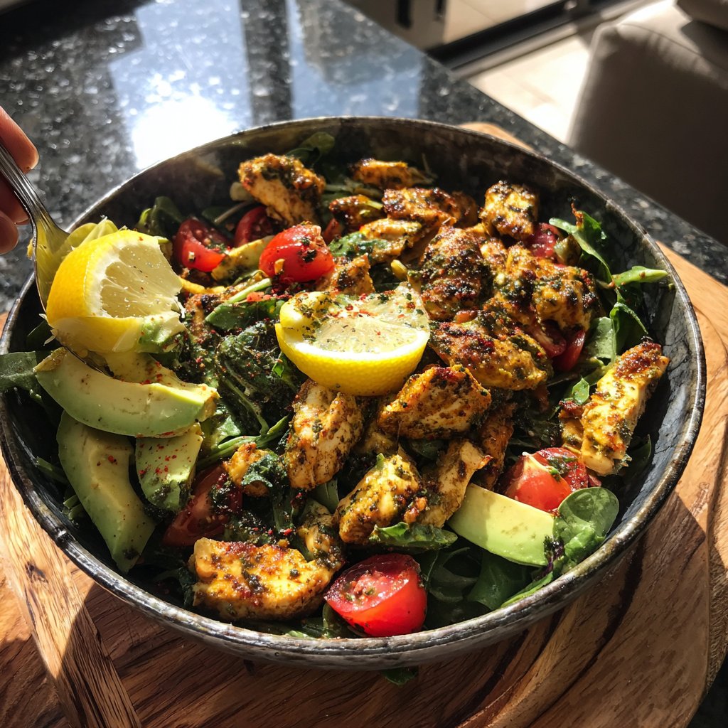 Lemon Pepper Chicken Salad