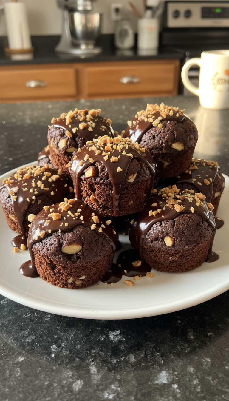 Chocolate Almond Cupcakes