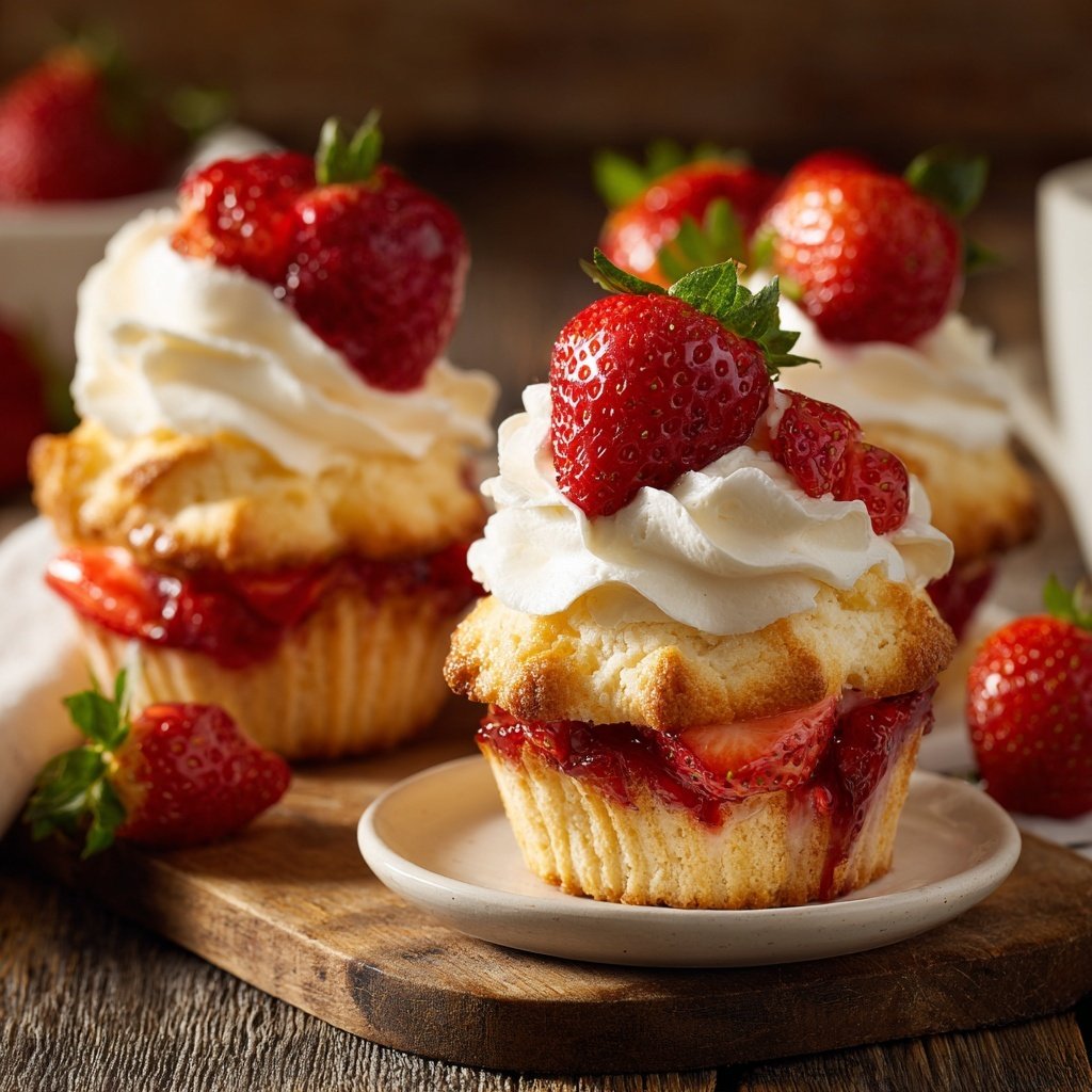 Mini Strawberry Shortcake Cups