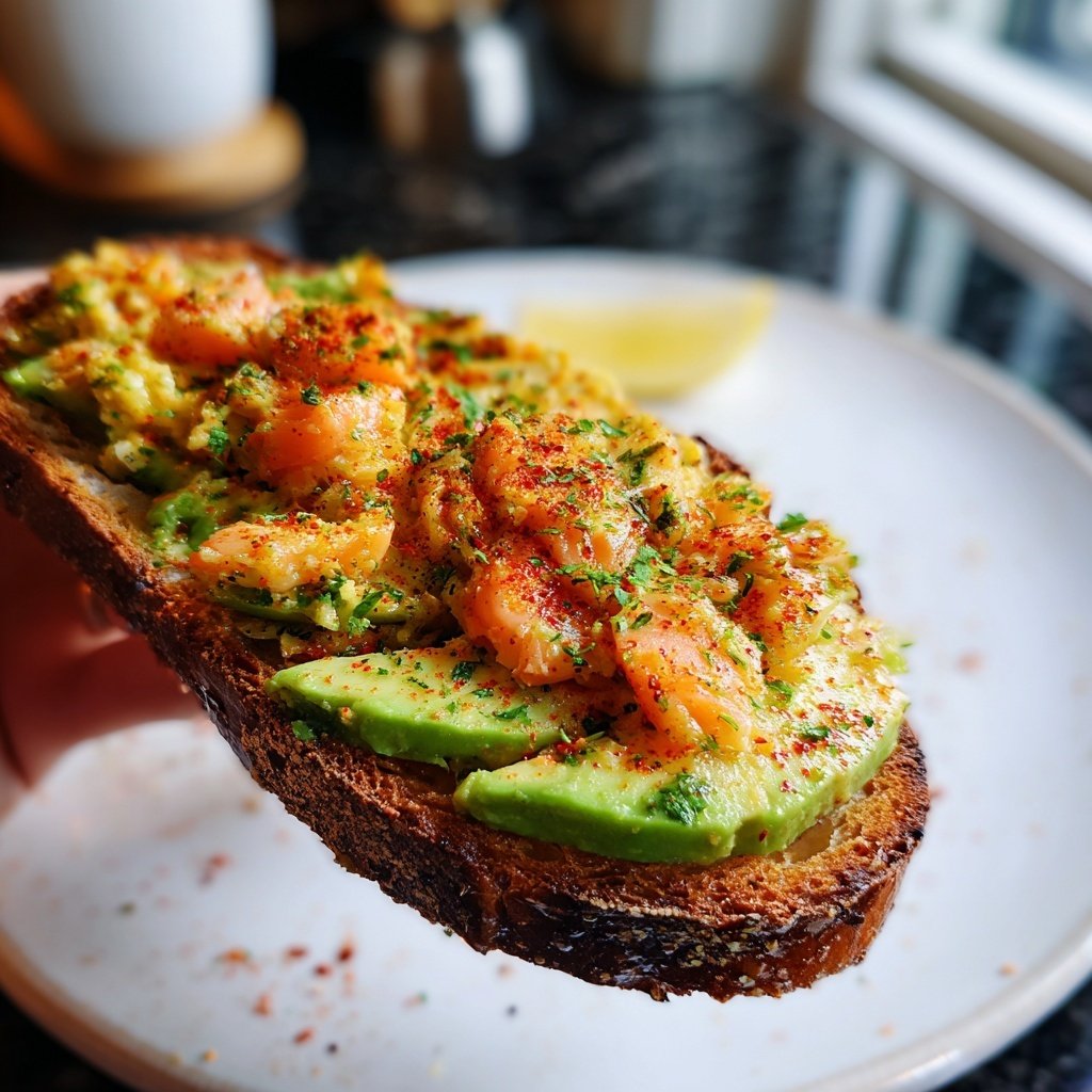 Chili Lime Salmon Avocado Toast