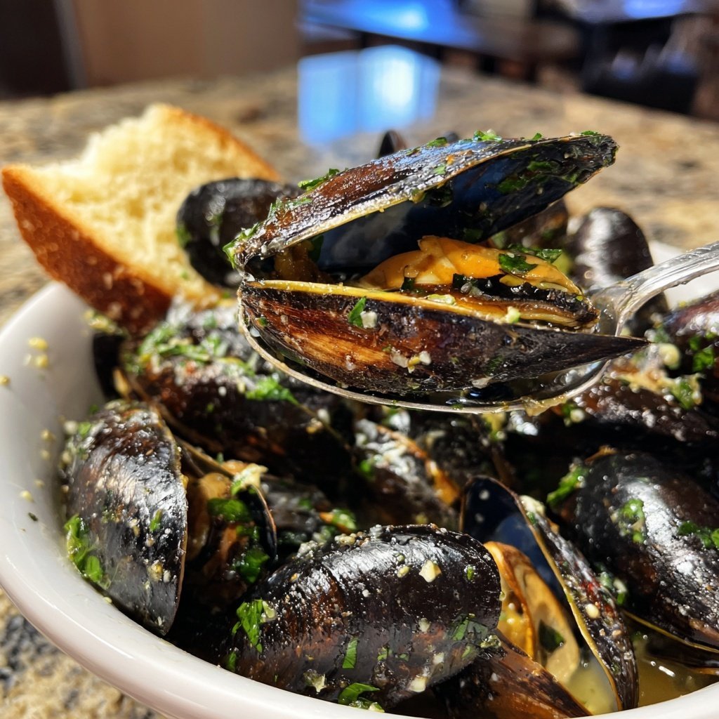 Mussels in White Wine Sauce