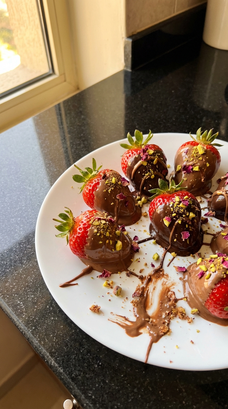 Dubai-Style Chocolate Strawberry Blast
