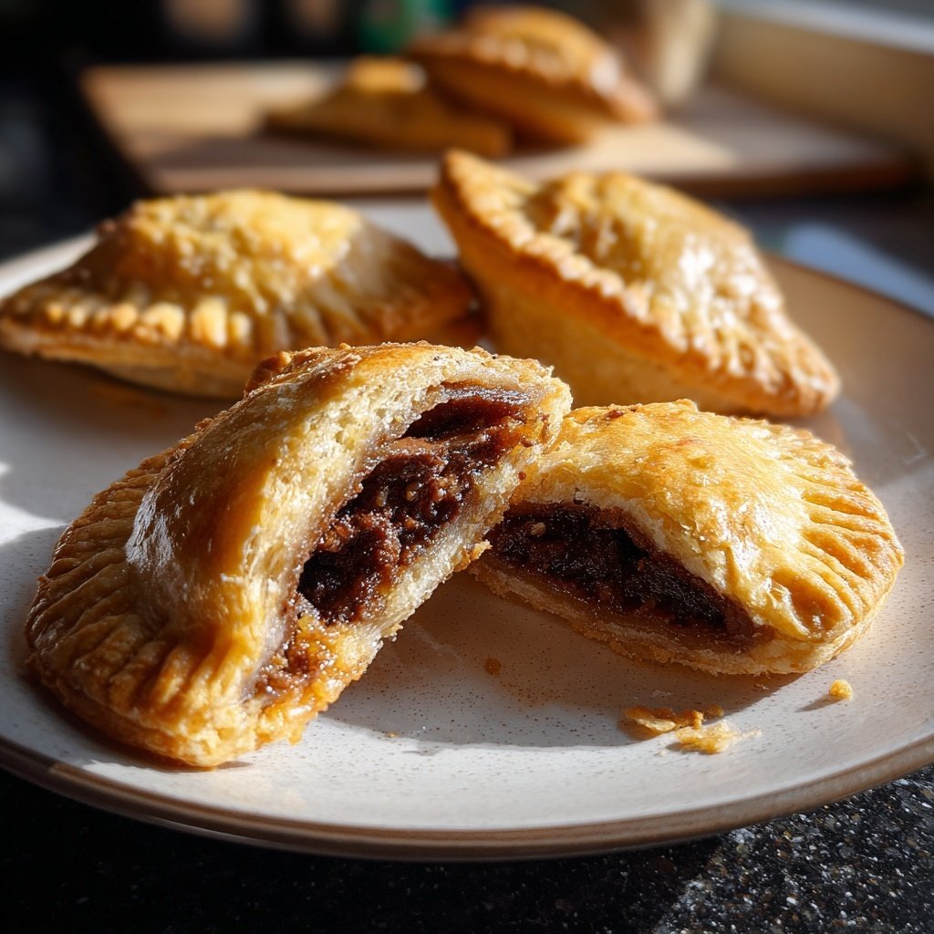 Chocolate Twisted Mince Pies Pastry