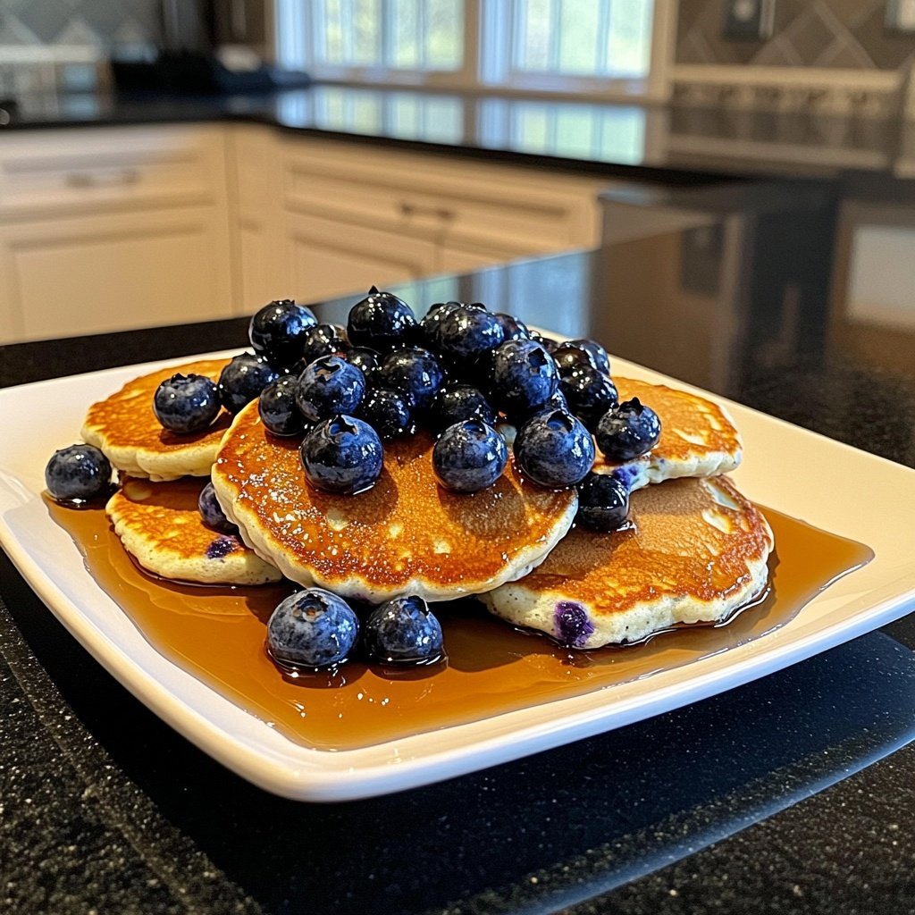 Blueberry Ricotta Pancakes