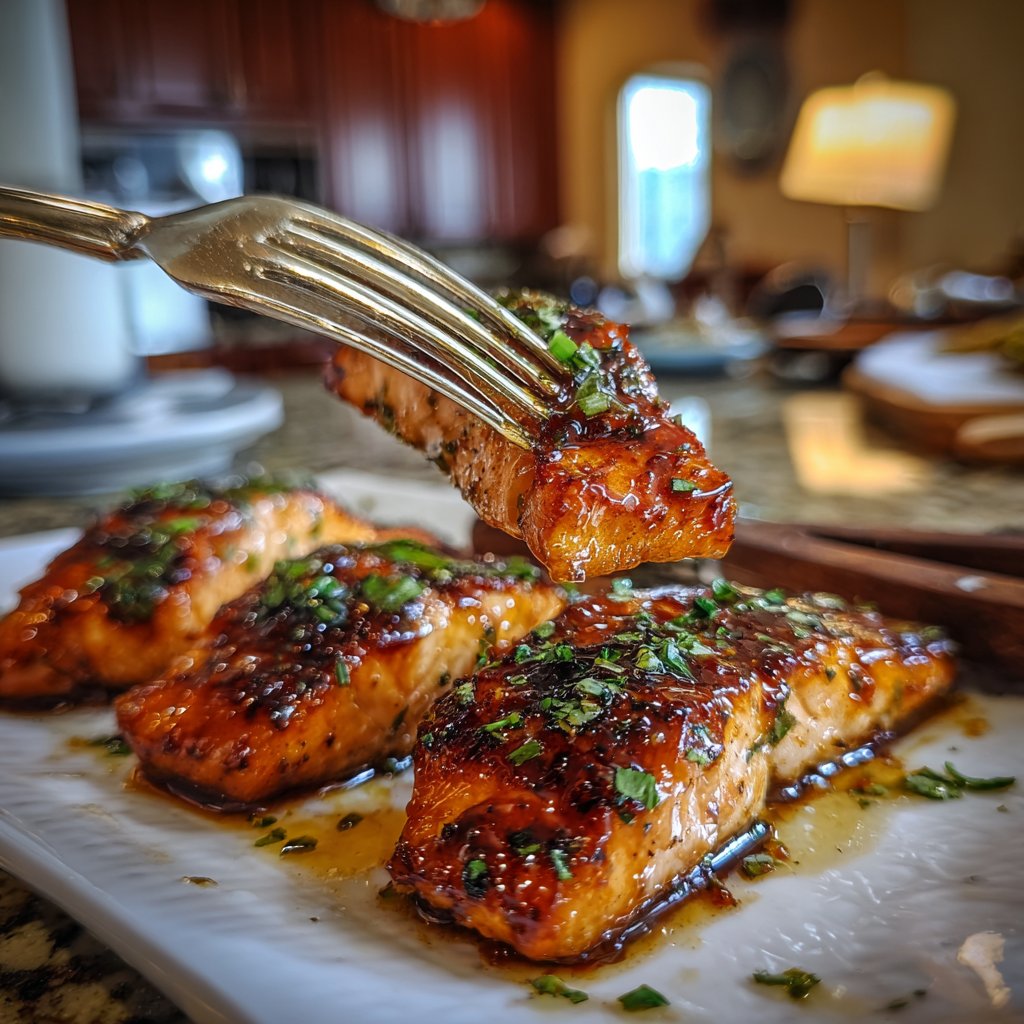 Maple Glazed Salmon Fillets