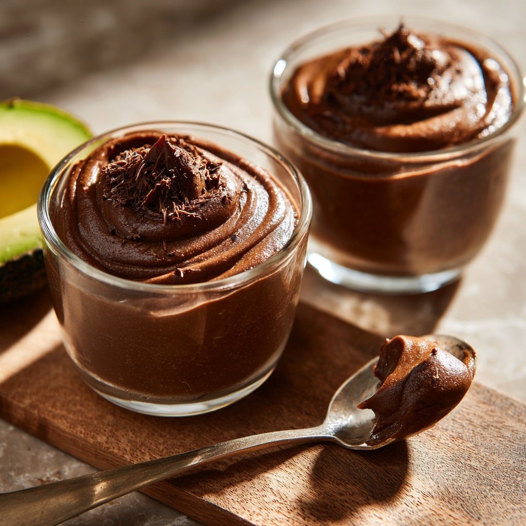 Chocolate Avocado Pudding Cups