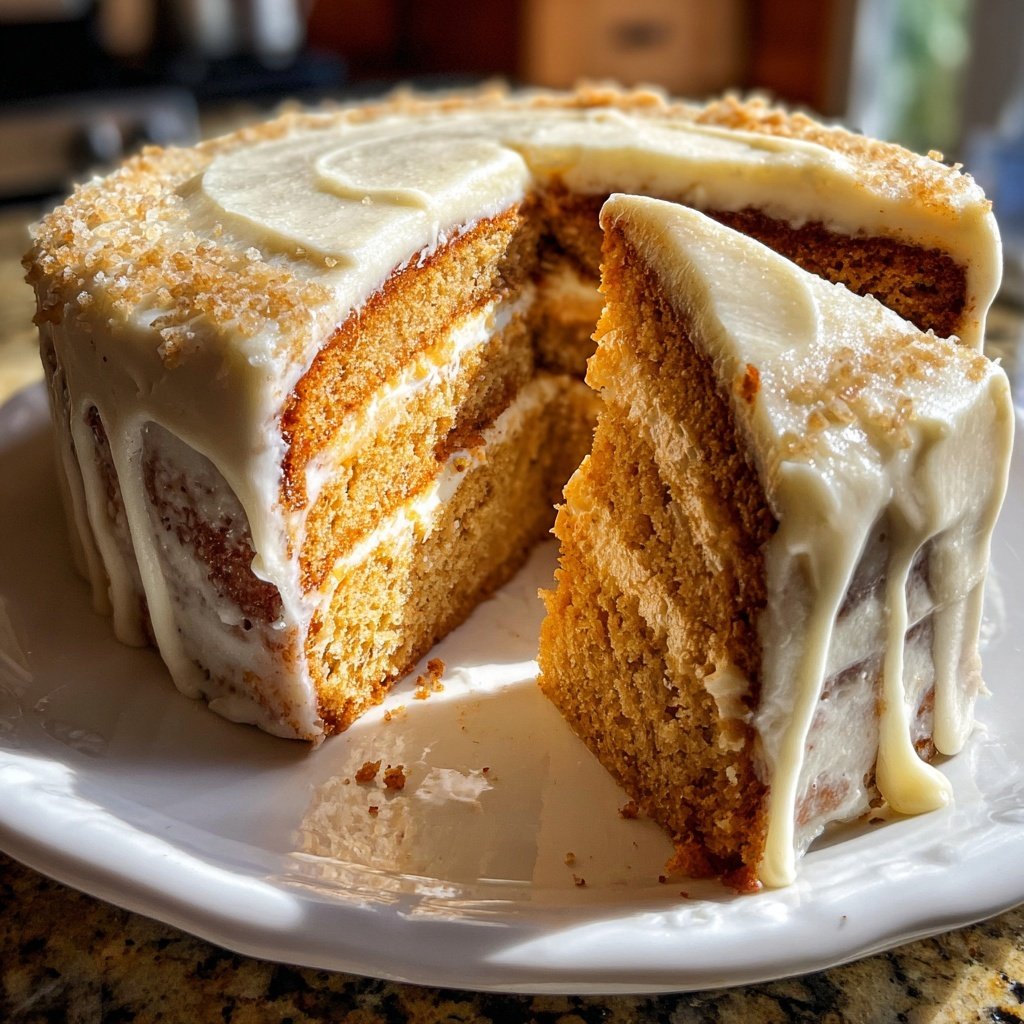 Vanilla Layer Cake with Creamy Vanilla Frosting