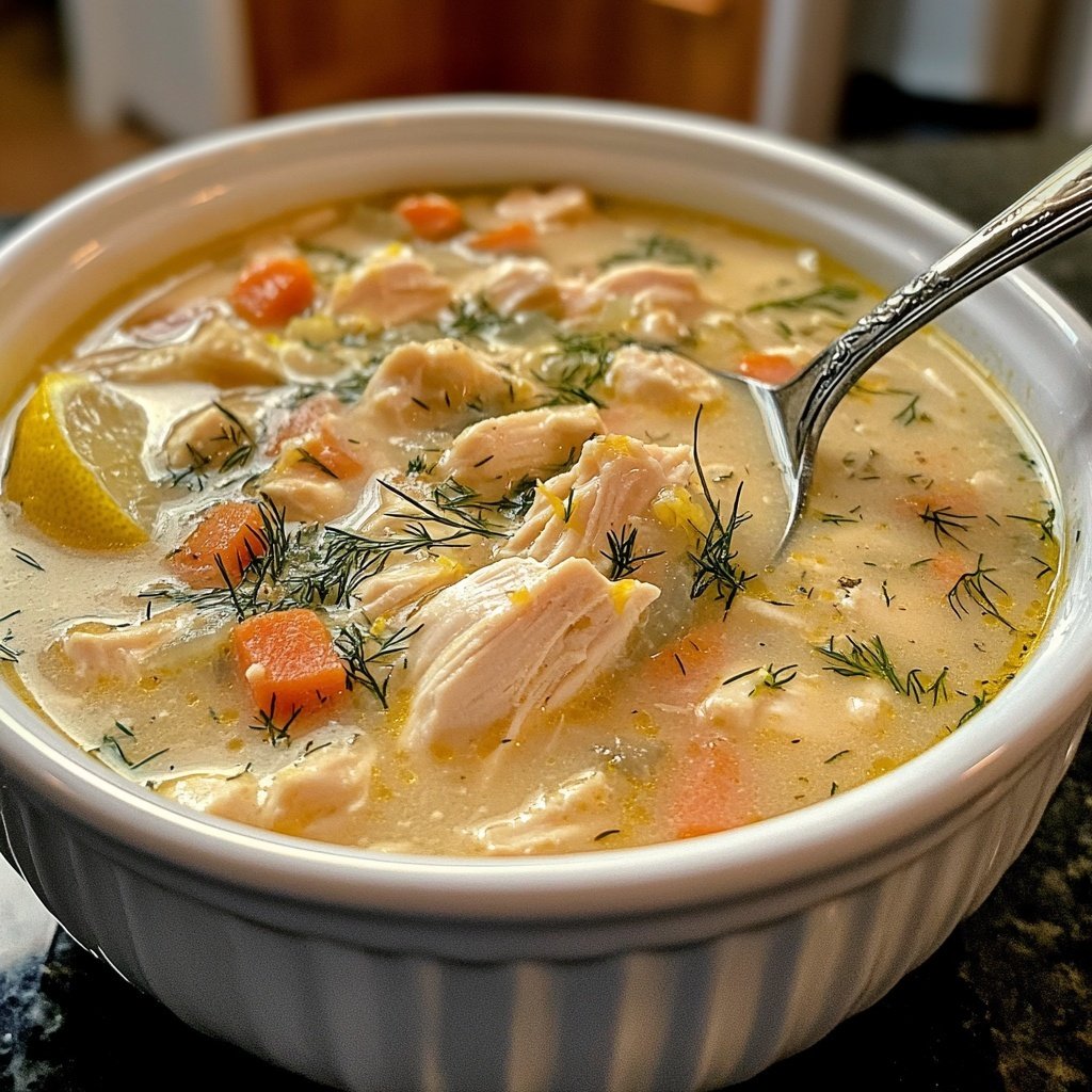 Greek Lemon Chicken Soup