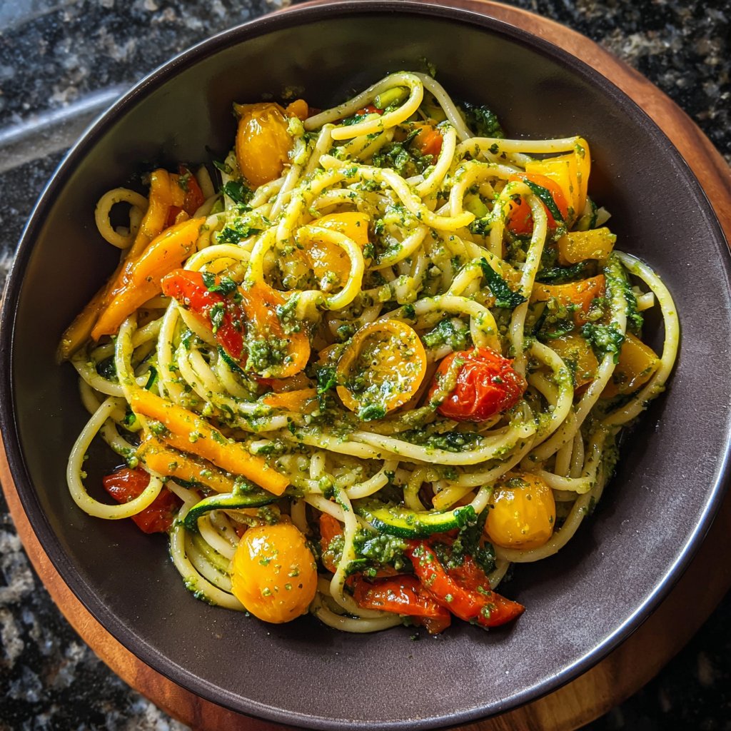 Pasta Primavera with Pesto