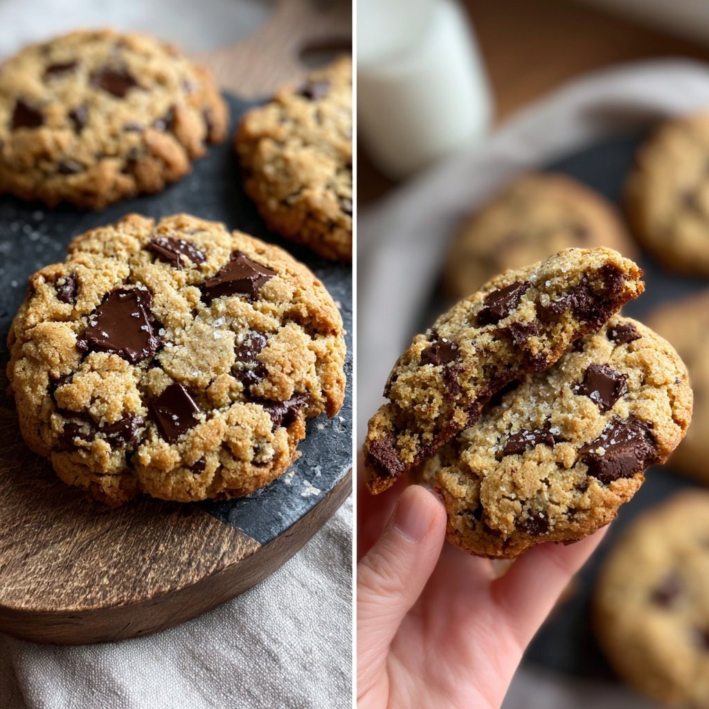 Gluten-Free Almond Flour Chocolate Chip Cookies​