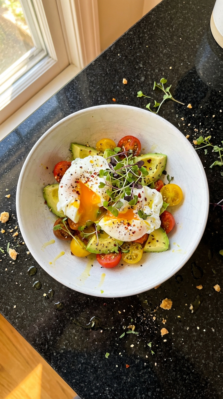 Egg Avocado Breakfast Bowl