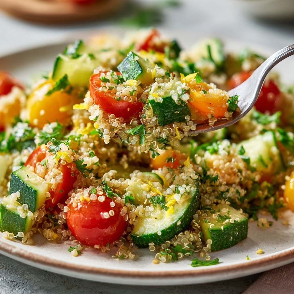 Herbed Vegetable Quinoa Salad