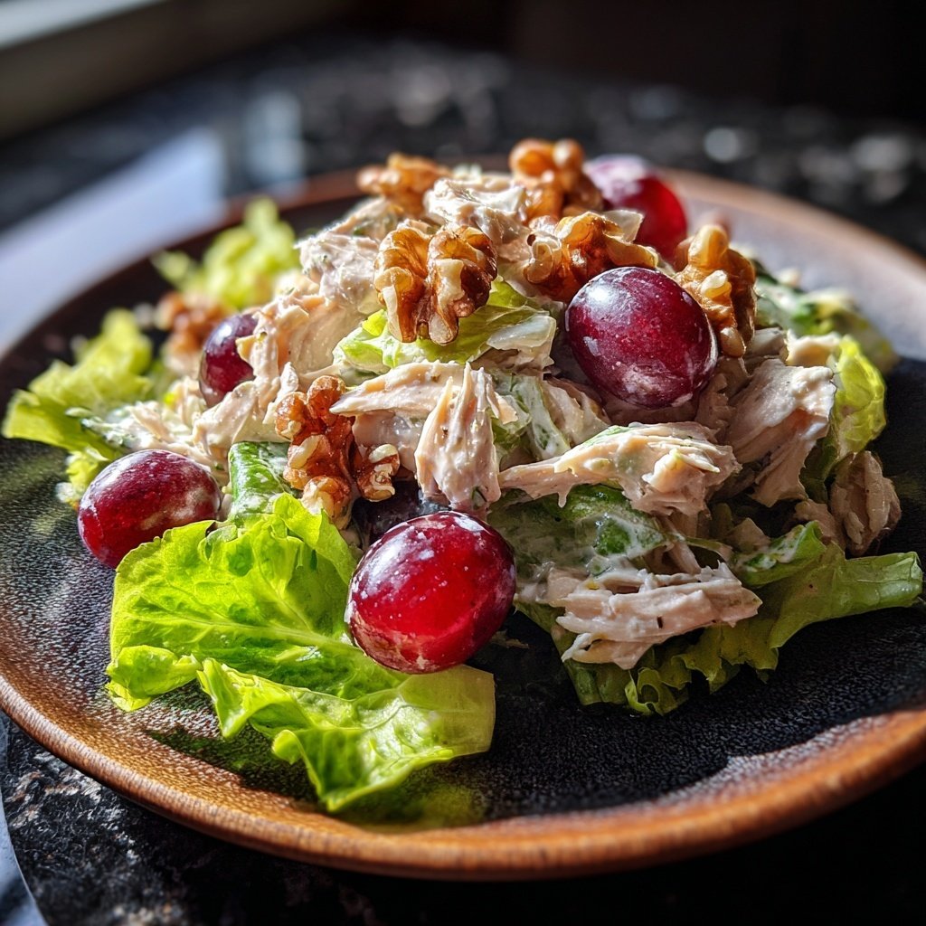 Savory Chicken Salad with Grapes