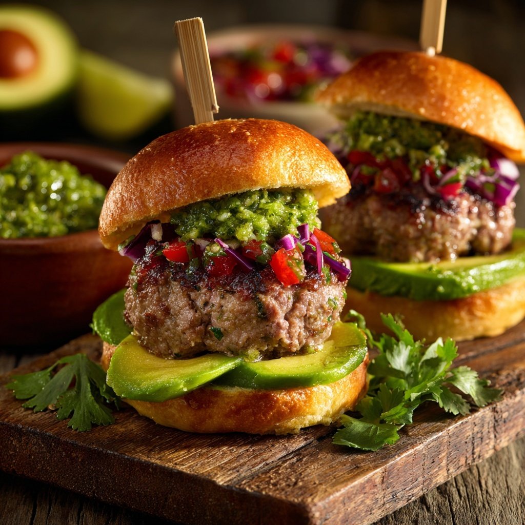 Zesty Salsa Verde Sliders
