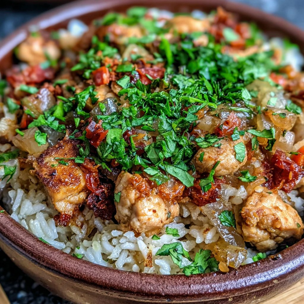 Spicy Turkey and Rice Bowl