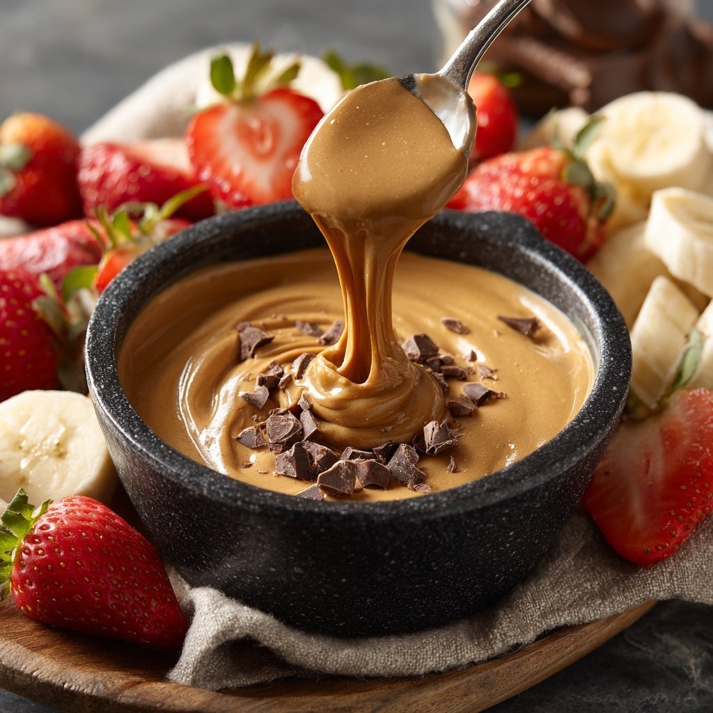 Decadent Peanut Butter Fondue