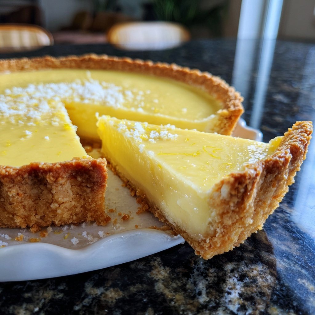 Japanese Yuzu Tart with Cream