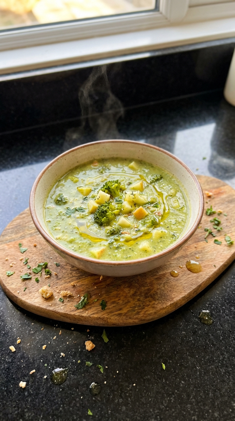 Creamy Broccoli Apple Soup