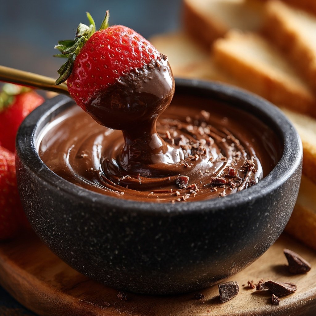 Cinnamon Chocolate Fondue Dip